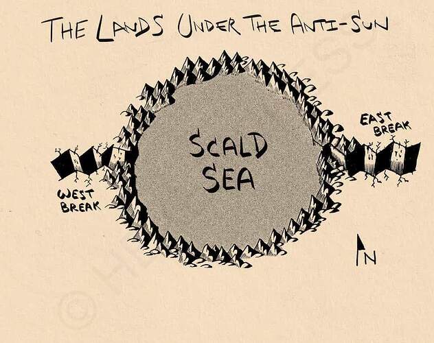 The Lands Under the Anti-Sun