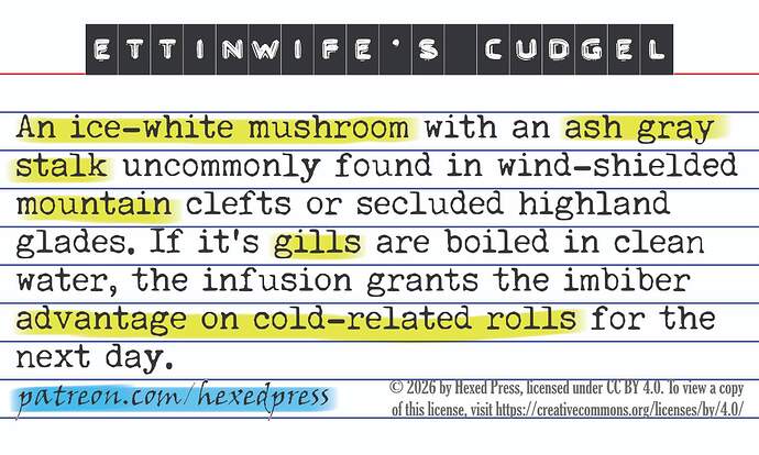 ettinwife cudgel