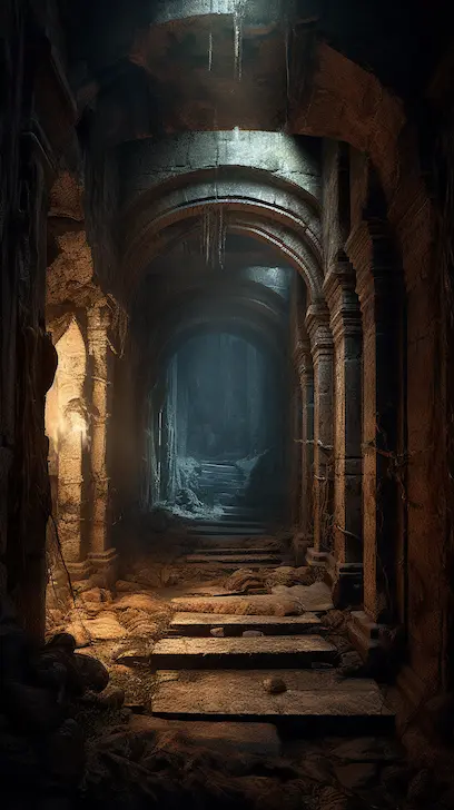 Todd_ancient_sloping_corridor_through_oppressed_depths_glowing__fb1c2f68-9f10-4980-8572-45a0dbc83d0d
